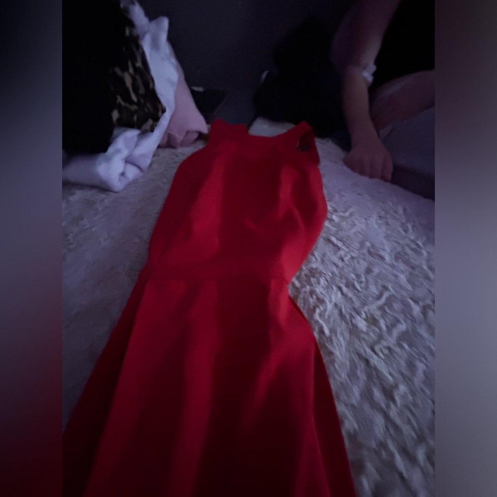 Red jumpsuit